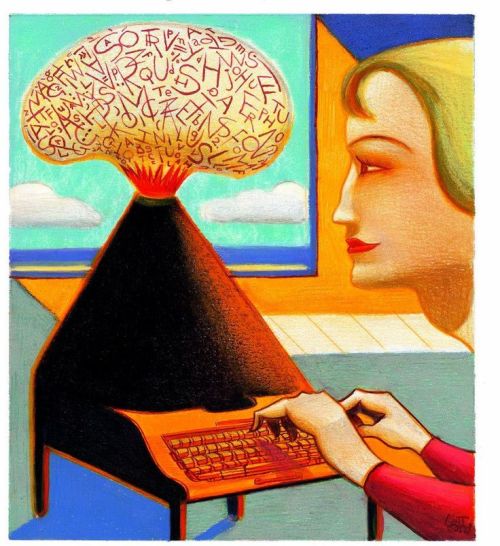 Escritura explosiva… buscando lector/a (ilustración de Lorenzo Mattotti)