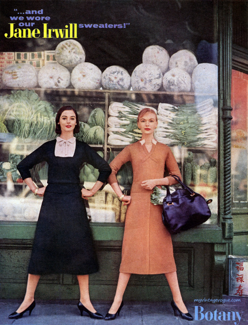 Fashions by Jane Irwill, 1957