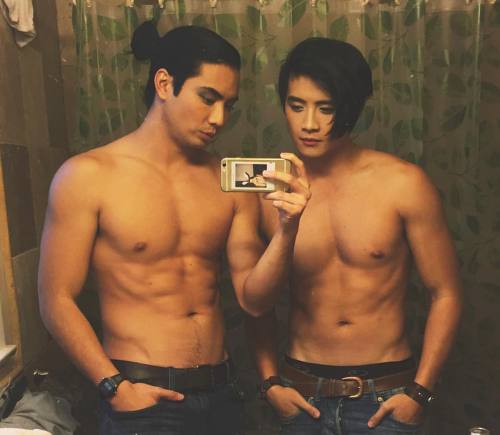 yoshistunts: New video, vote on who makes the prettier sister 😂😂🙈 http://youtu.be/2XjvU7zTiPg The Sudarso Brothers, model/actors Yoshi Sudarso and Peter Adrian.