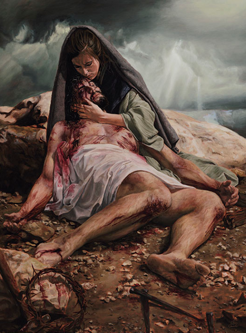 by-grace-of-god:Pieta by Jason Jenicke