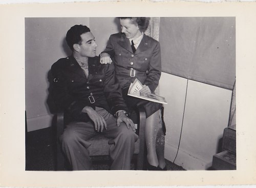 Mel and Annalee Jacoby in Uniform