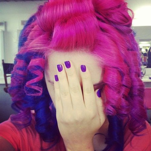 Pink and Purple Hair Tumblr