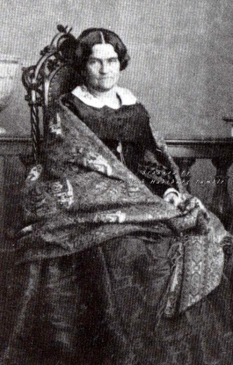 carolathhabsburg:Ludovika in Bayern, mother of Kaiserin Elisabeth of Austria. 1860s.