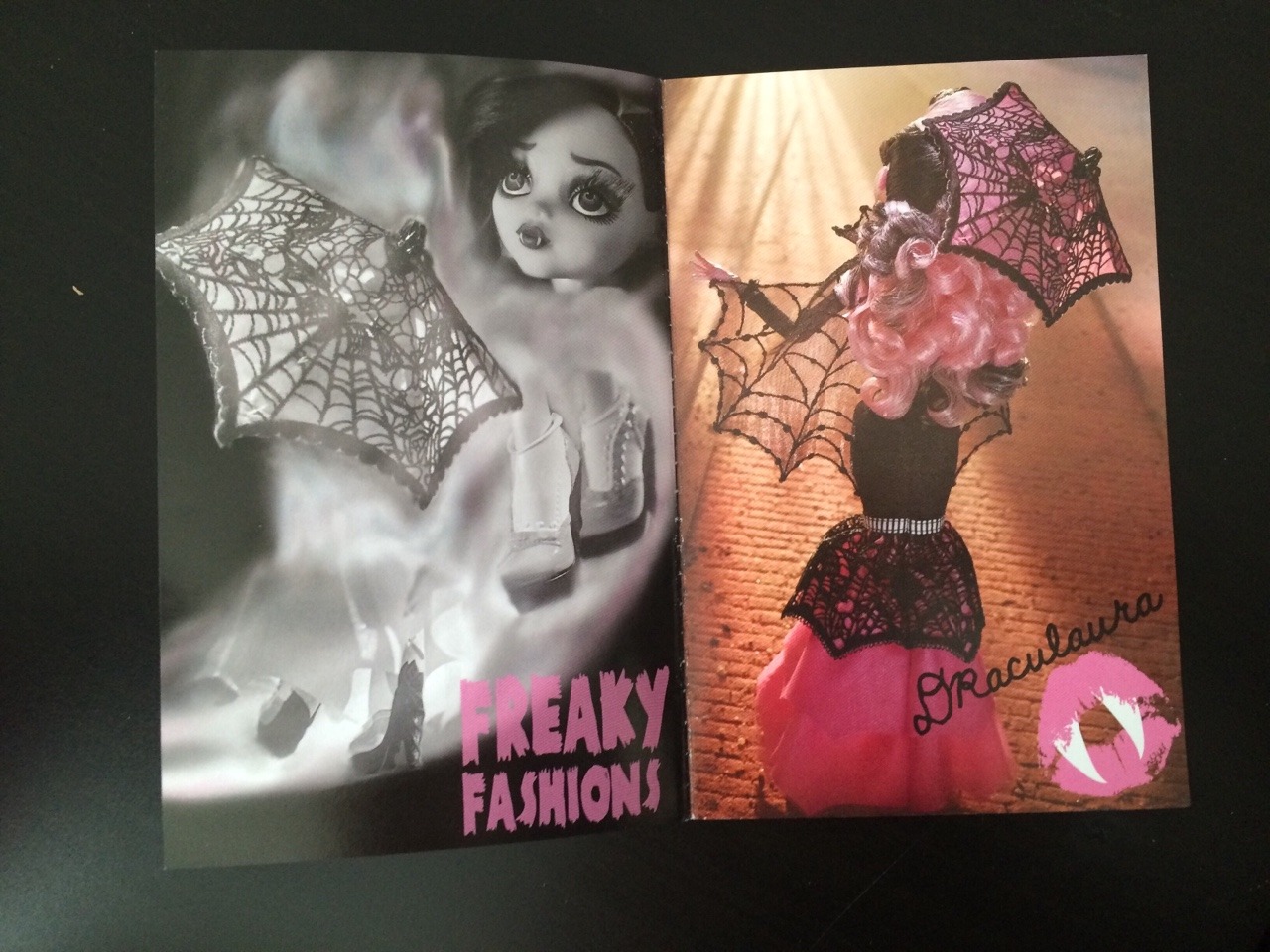 monstergazette:

Adult Collectors doll Draculaura Monster High Diary.