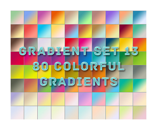 sephxual:Don’t redistribute and claim as your own, don’t redistribute in packs or mix with your files, no commercial use, don’t delete/change the source. Please LIKE if you download!Download →Set 13 - Colorful - 80 Gradients