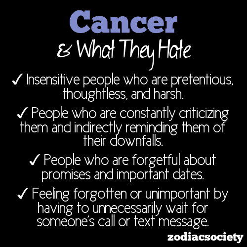 Jaké znamení zvěrokruhu nenávidí rakoviny?