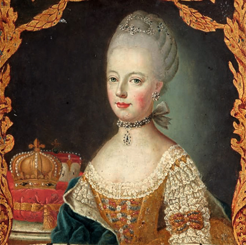 A portrait of Marie Antoinette, circa 1774, by a German artist. [credit: Christie’s Auction/‘Marie Antoinette Collection’ Catalog]