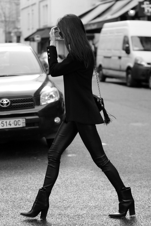 senyahearts:Kendall Jenner - Street Style, Paris (28/02/2014) - Bonjour Mesdames