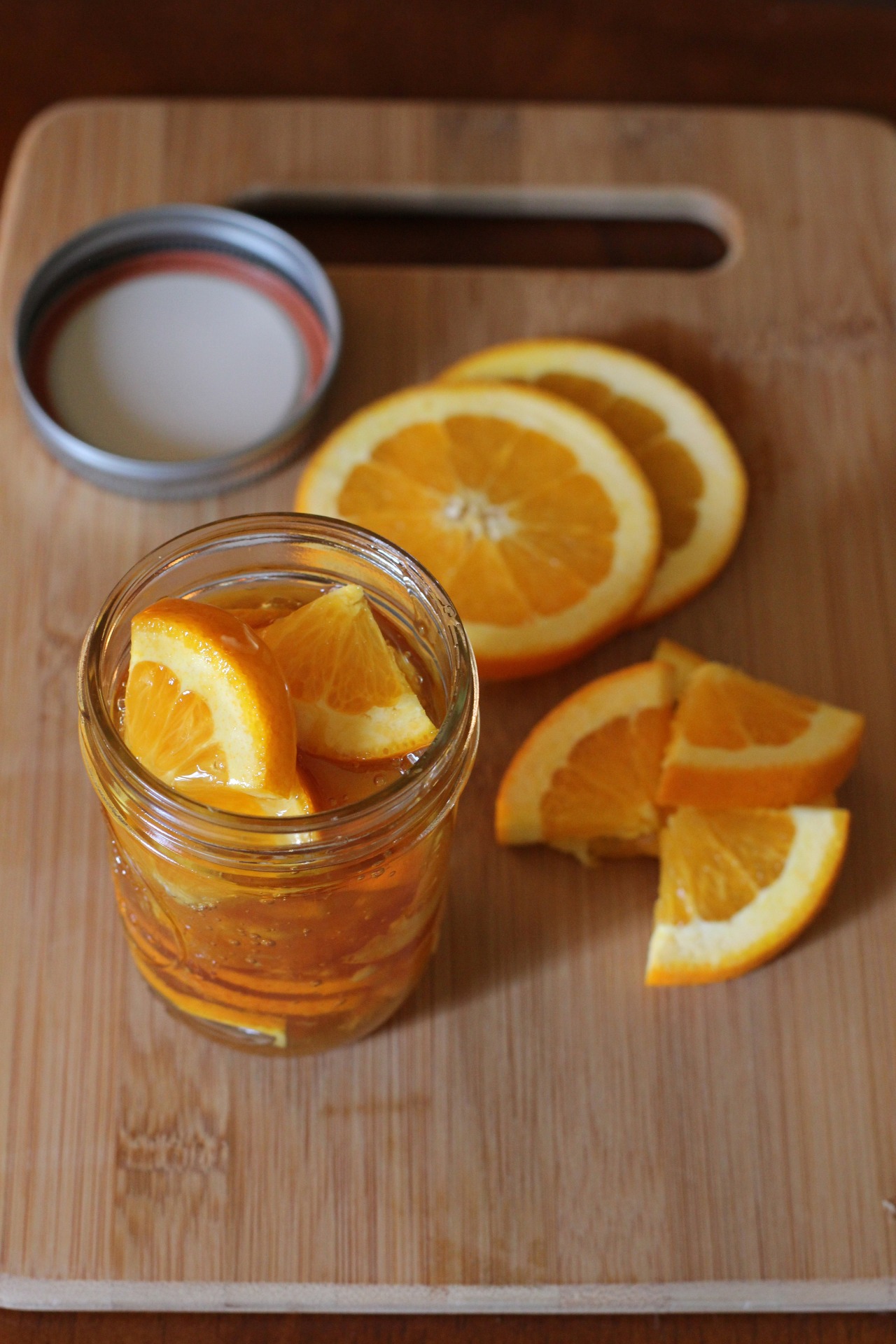 DIY Home Remedy: Orange Ginger Honey Syrup  
Honey syrups have long been a home remedy to sooth a cough or sore throat. This syrup has a pleasant flavor than can be taken by the spoonful straight from the jar, or mixed into hot water or hot tea for a comforting drink when you are feeling under the weather.
SERVINGS: About 40 teaspoons
TIME TO TABLE:4 hours prep
INGREDIENTS:1 Paramount Citrus orange, sliced and quartered½ teaspoon freshly grated ginger½ to ¾ cup locally-produced raw honey
PREPARATION
1. Place the orange pieces in a pint jar, pressing firmly to fit them all in. Add the ginger to the jar.
2. Pour the honey into the jar. Use a spoon or chopstick to gently move around the orange pieces to allow the honey to fill the jar. Use enough honey to fill the jar within &frac12; inch of the top.
3. Place the lid on the jar and transfer to the refrigerator for storage.
4. The syrup is ready in about 4 hours and it will keep up to 1 month. 
