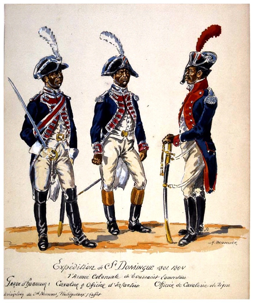 Haitian Army c.1800
Illustration by Henri Boisselier