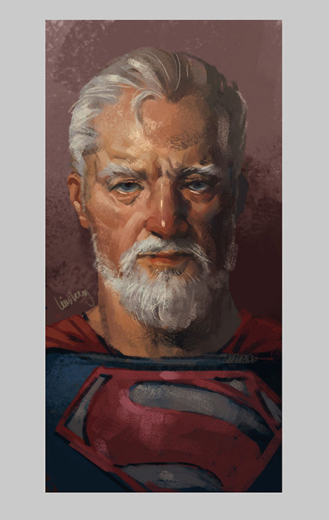 Aged Superheroes by Eddie Liu