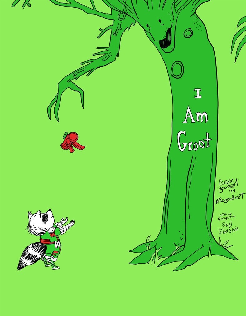 The Giving Groot by Isaac Goodhart, after Shel Silverstein