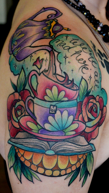 alice in wonderland tattoo on Tumblr - Alice In Wonderland Tattoo Tumblr