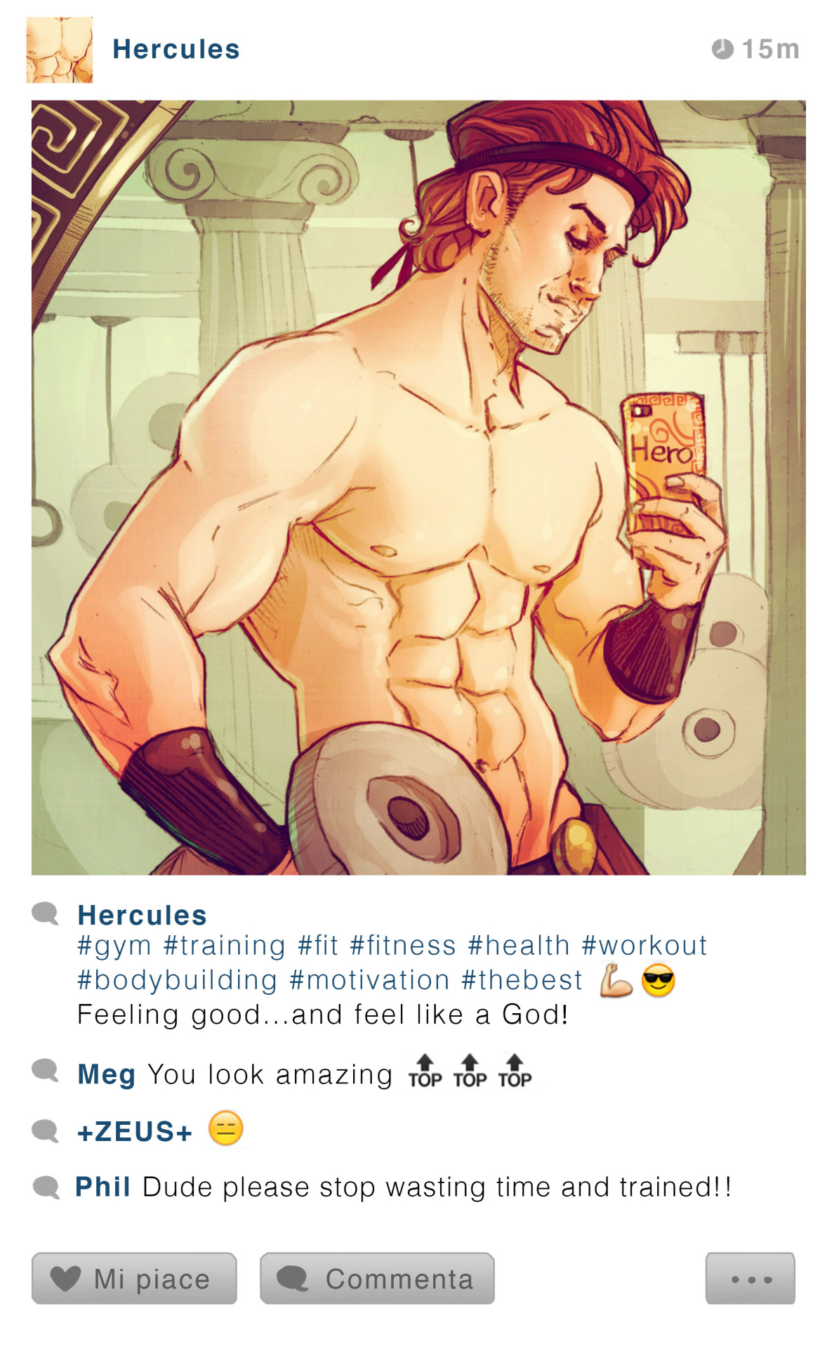 Selfie Fables again! Hercules