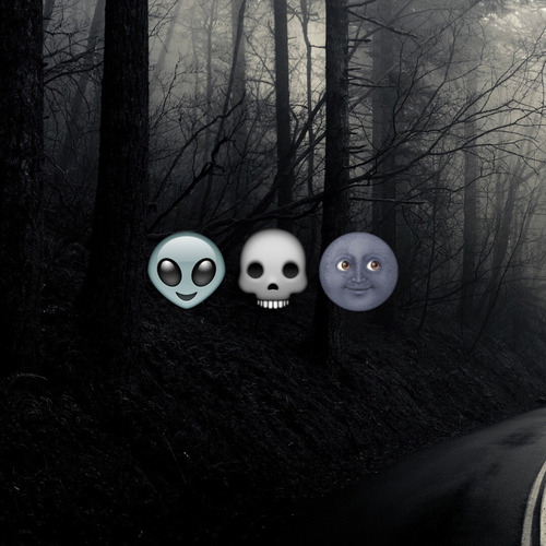Alien Emoji Black Wallpaper Tumblr