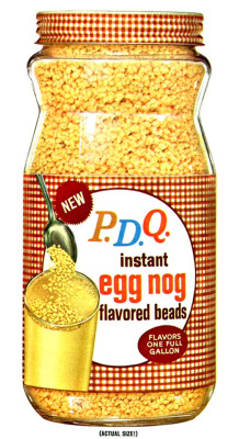 P.D.Q. Instant Egg Nog - just add booze!