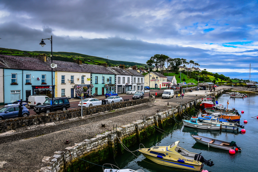 Carnlough Harbour - County Antrim Northern Ireland by mbell1975