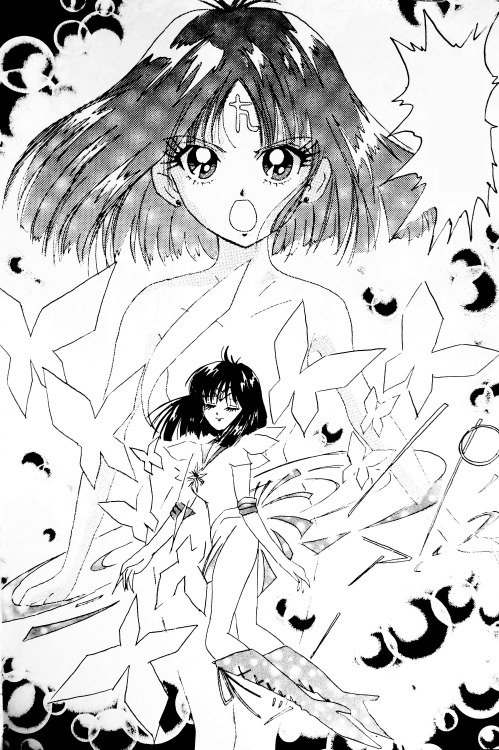 silvermoon424:

Scanned from one of my personal doujinshi. This panel is absolutely beautiful.
