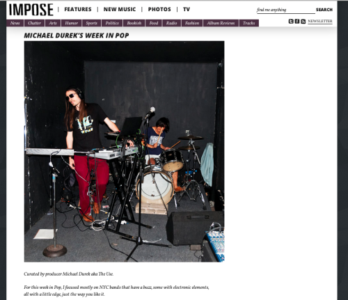 Honored to co curate IMPOSE MAGAZINE’s , along with Sjimon Gompers / Goldmine Sacks