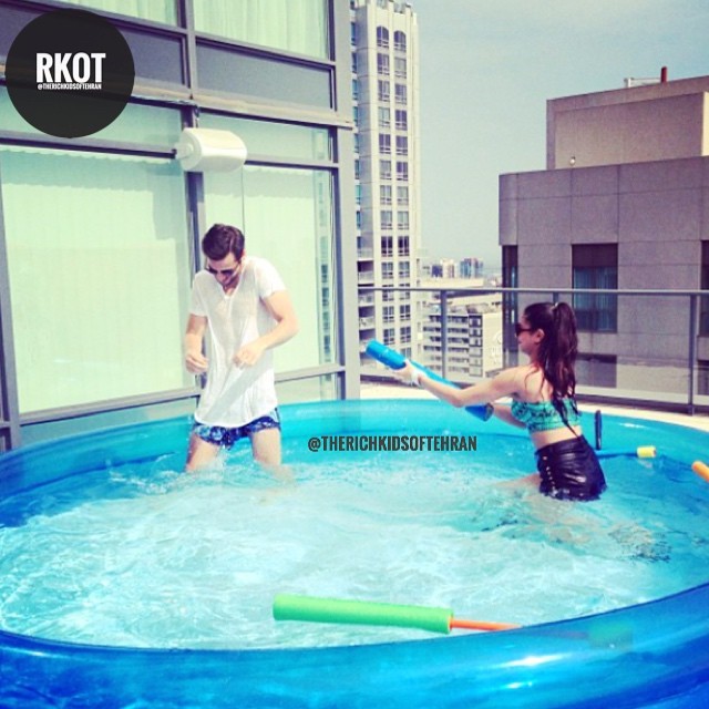 How to ball in a penthouse #SummerThrowBack #Tehran