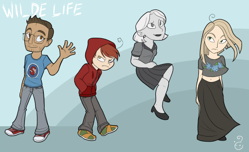 pumpkinleif:

So turns out Wilde Life is a pretty sweet webcomic and y’all should check it out if you get a chance. Went ahead and drew some of the characters. From left to right we have James Joyce, Lassie, Casper the Thirsty Ghost, and Sabrina. Join Joyce as he attempts to blend into a small town and does a horrible job! Watch him seduce ghosts! Fight ghosts! Reason with ghosts! Also, werewolves?? 
There’s also a Kickstarter going on if you like throwing money at things. 


J.D. Salinger, Cujo, Patrick Swayze in GHOST but a lady this time, Bewitched