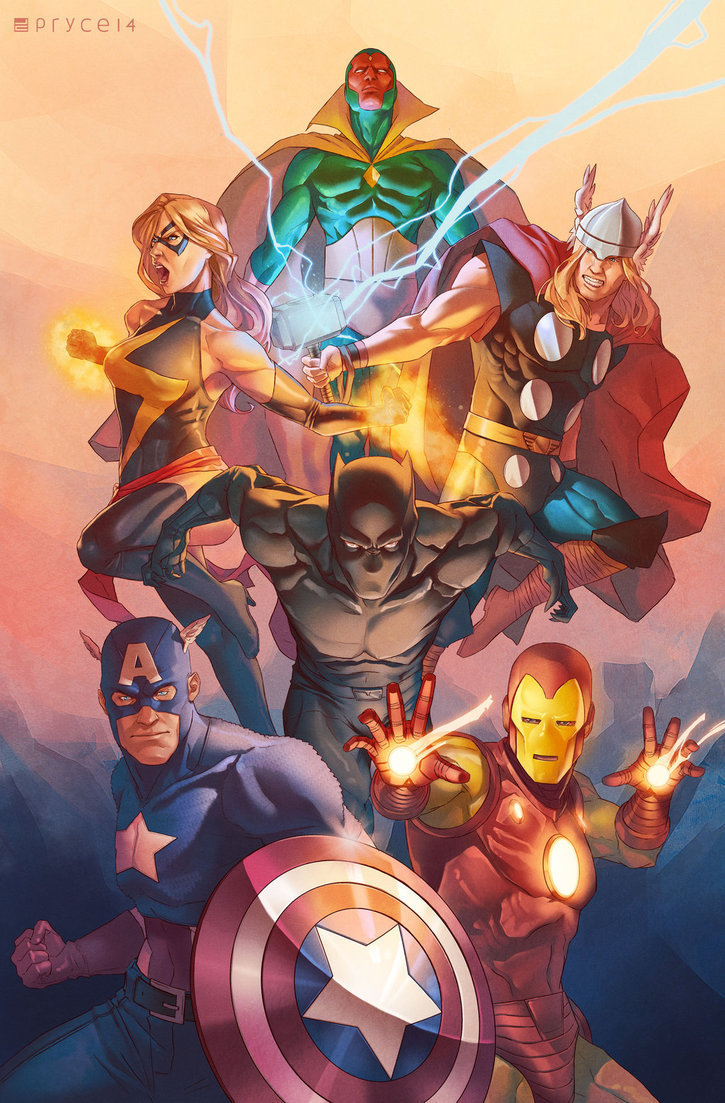 Geek Art Gallery Illustration Marvel Comic Characters