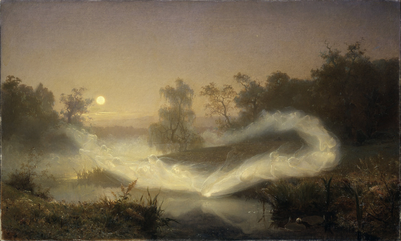 son—of-dawn:

Dancing Fairies by August Malmström (1829–1901)
oil on canvas, 1866