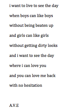 Poem Gay 98