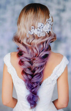 Hair Popular Cute Purple Hair Cute Girl Long Hair Pastel