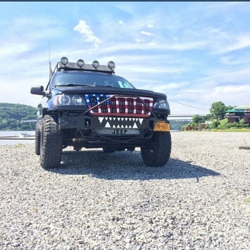 American Flag Jeep Grille