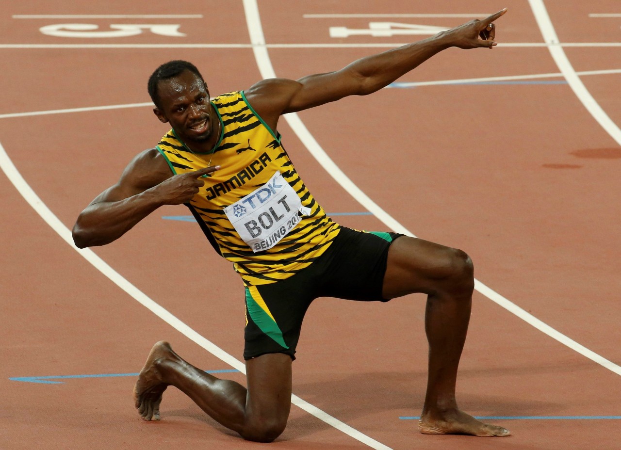 

ÚNICO. Bolt ganó su décima medalla de oro en Mundiales de atletismo.El más grande de todos. Usain Bolt no falla y hoy lo volvió a demostrar en la gran final de los 200 metros: superó una vez más a Justin Gatlin y conquistó su décima medalla de oro en Mundiales de atletismo. (Reuters)