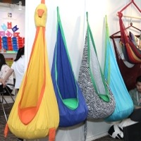 Pod swing for children is made of eco-friendly cotton