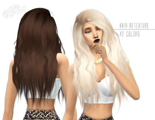 I redid the textures of this hair three times!... / missParaply