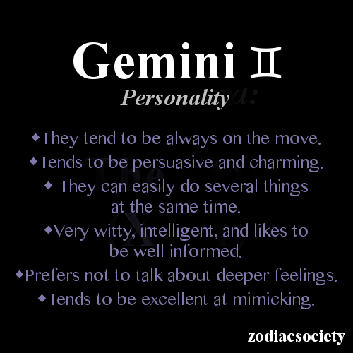 What is the personality of a Gemini boy?