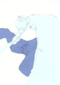 leorydelljost:

Leo Rydell Jost - Colored Dudes #23, 2014Mixed technique, 210 mm x 297 mm
