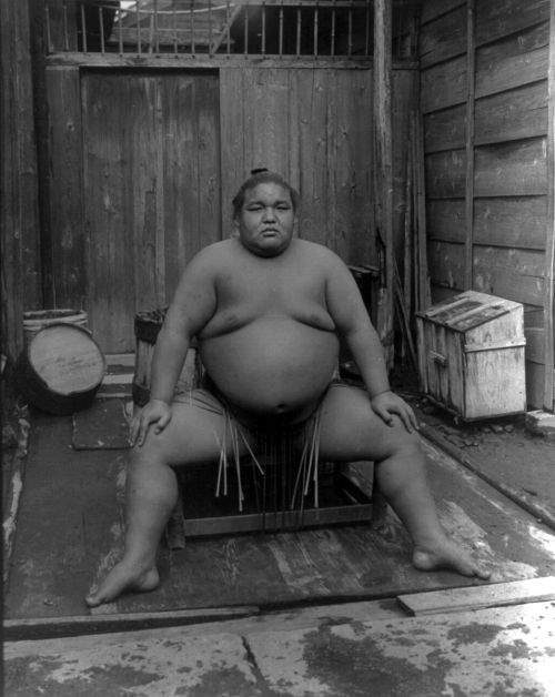 Sumo wrestler. 1907