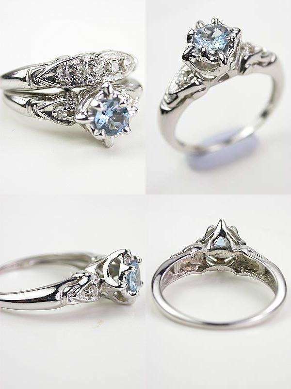 antique engagement ring style wedding