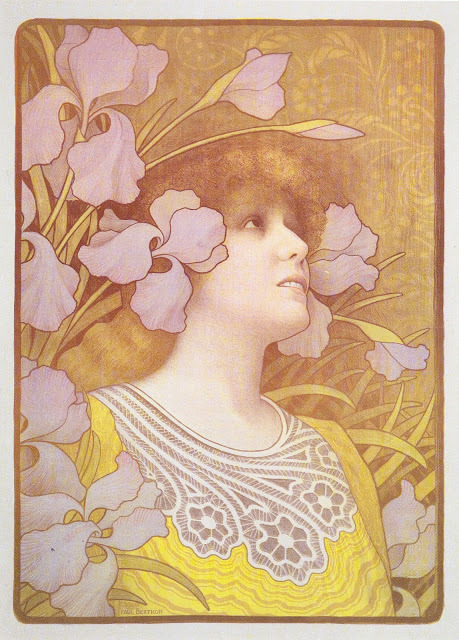walzerjahrhundert:

Paul Emile Berthon, Portrait of Sarah Bernhardt, 1901