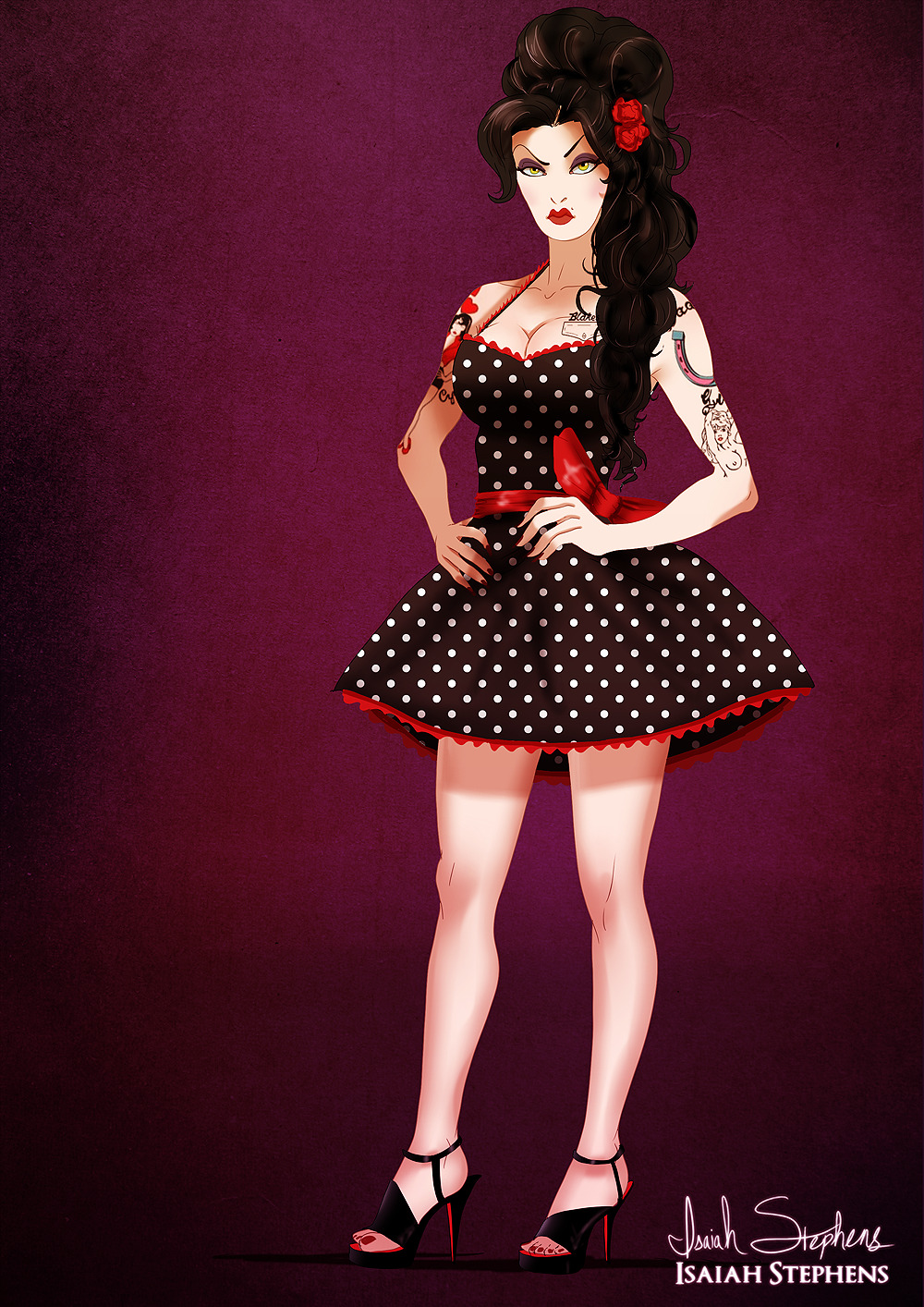 Disney Halloween (2014) Villains Edition
The Evil Queen as Amy WinehouseFor more Disney Halloween, go here!