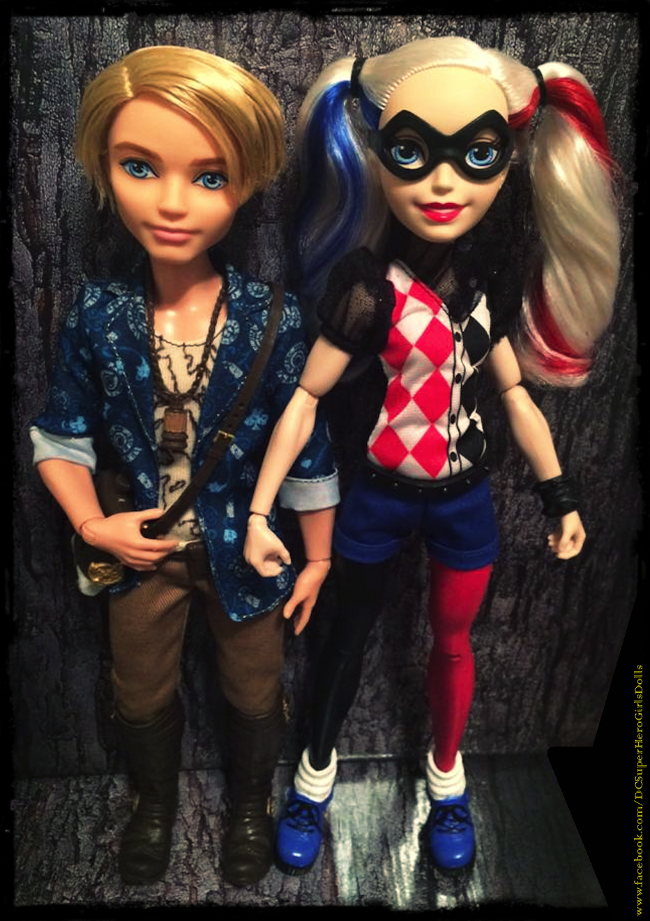 Harley Quinn™: &ldquo;Hiya shortie!&rdquo;As requested, here&rsquo;s a height comparison between the average DC Super Hero Girls doll and the average Ever After High boy doll! Not much difference, but still Harley is slightly taller than Alistair Wonderland™.