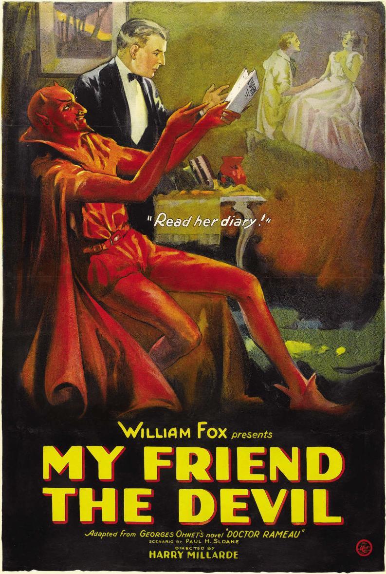 spicyhorror:

My Friend the Devil (1922)

