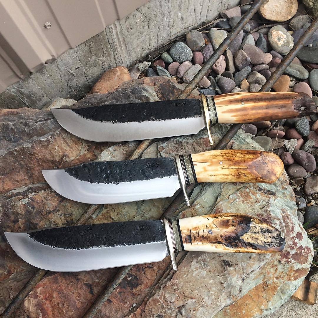 behringmade:

Every knife we make @behringmade is one off and these Southwest Bowies are no exception. #handmade #custom #montana #lastbestplace
