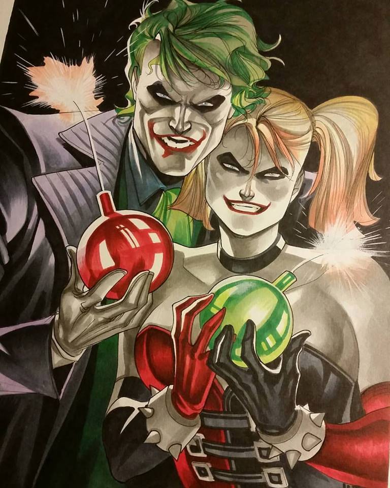 The Joker and Harley Quin by Thony Silas