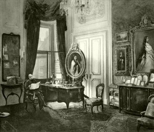 The office of Emperor Franz-Josef of Austria( Sissi is everywhere)