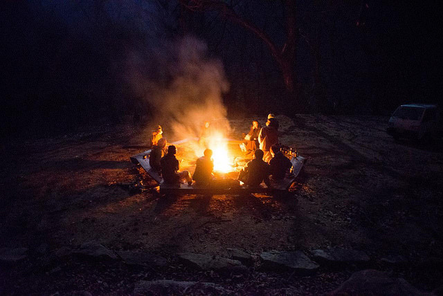 grett:Bonfire and hexagon by Matutino. on Flickr.Bonfire and hexagon