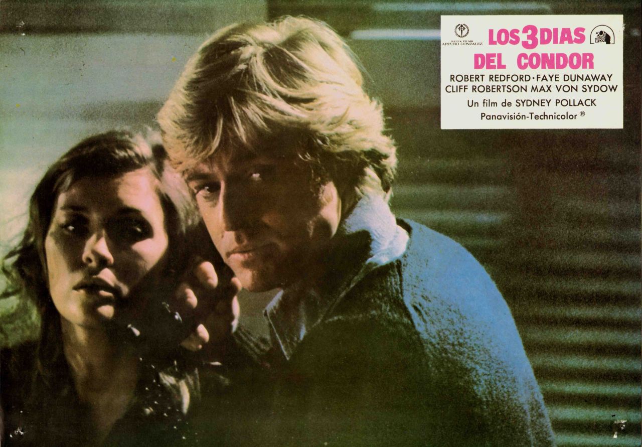 Redford and Dunaway in Three Days of the Condor - One of the best thrillers