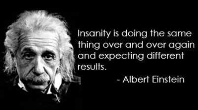 Cue corny old Einstein quote