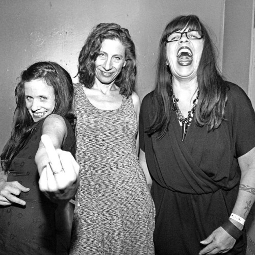 bloodredelephants:Babes in Toyland backstage at the Roxy by BBGunBilly