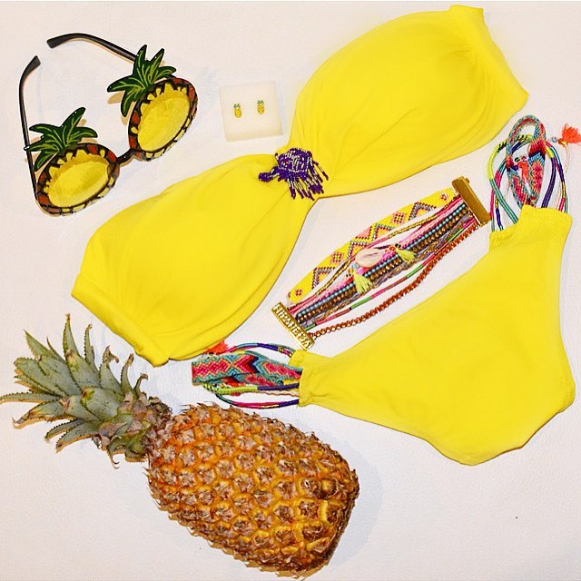 Yellow …💛🍍💛🍍
A perfect color for a perfect summer style
#soon !!!
@amenapih @hipanemabracelet 
#amenapih #hipanema #yellow #summercolor 
#colour #summer #bikini #pineapple #details