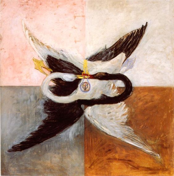 

Svanen (The Swan) by Hilma af Klint, 1914